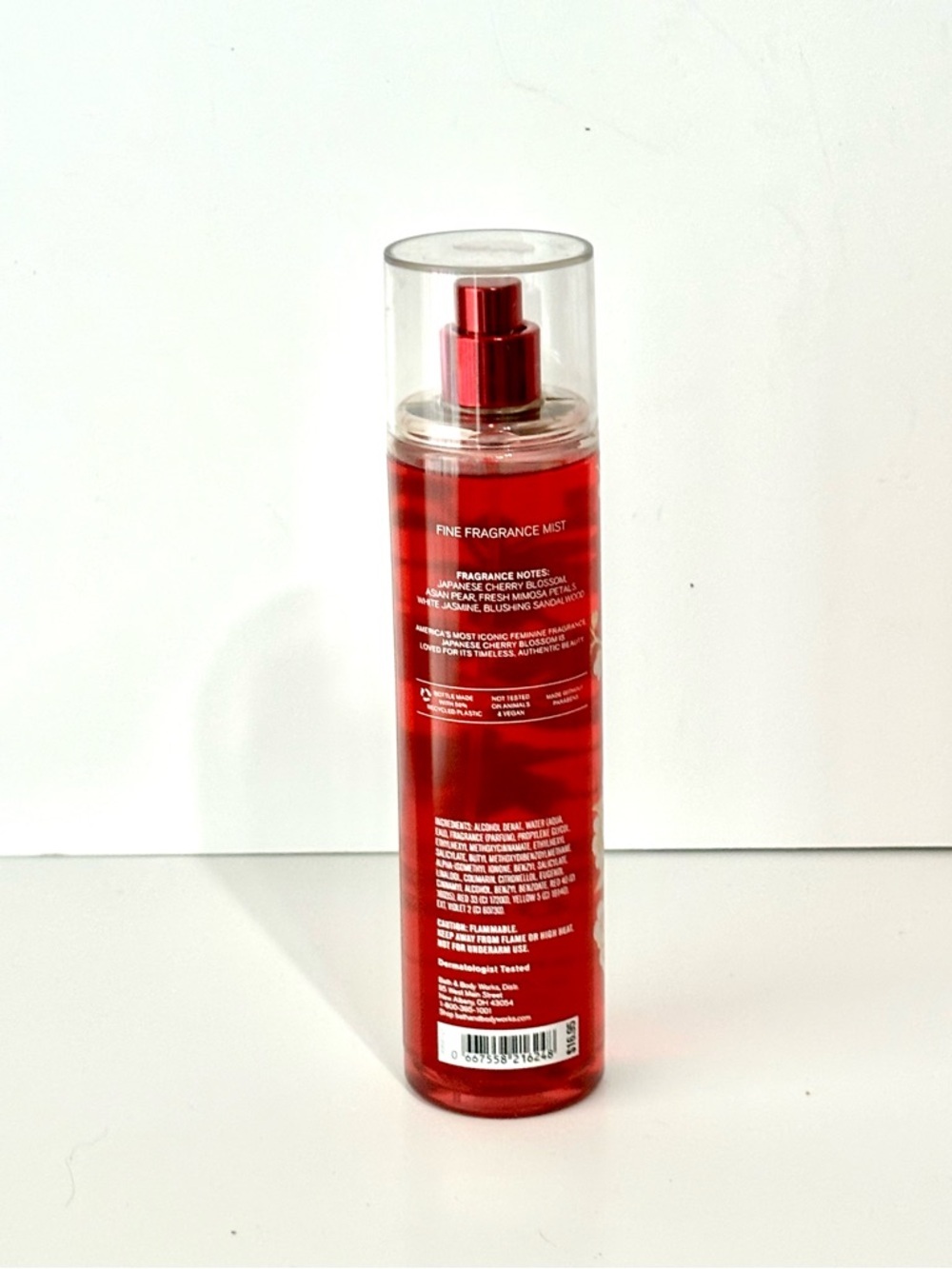 Bath & Body Works Japanese Cherry Blossom Mist - Red & Gold - Picture 2 of 2